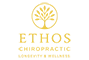 The Ethos Chiropractic, Longevity, and Wellness website scrolling logo