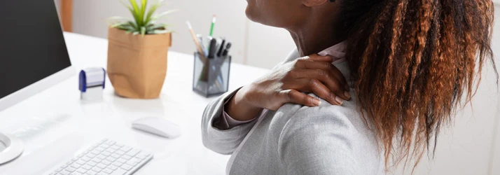 Chiropractic Irving TX Office Worker Shoulder Pain