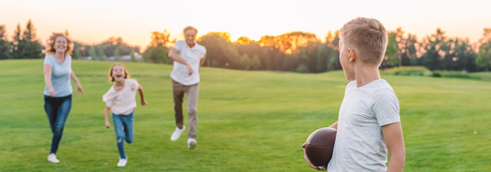 Family Wellness Fitness Football in Park Family Wellness Fitness Football in Park